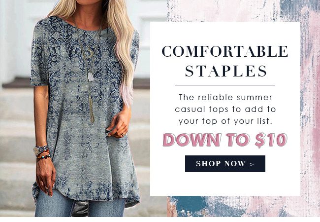 COMFORTABLE-STAPLES