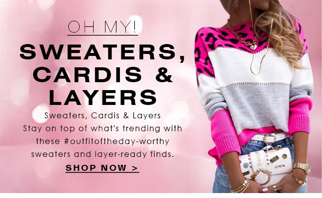 SweatersCardisLayers
