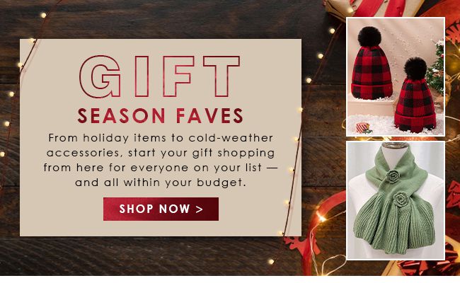 GiftSeasonFaves