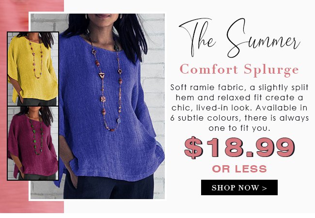 TheSummerComfortSplurge