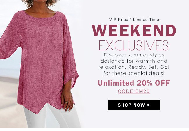 emailonlyWeekendExclusives